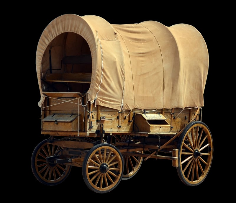 Herb Garden in a Wagon